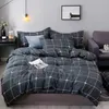 Bonito Rubbbit Bedding Conjuntos Meninas Meninos Cama de Rosas Devet Cobertura Plana Folha Fronha Casa Uso Inverno King Solteiro Conjunto de Tamanho Completo 210706