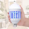 Mosquito Killer Bulb 110V 220V 15W E27 3 Luci Modalità Bug Zapper Light Lamp Indoor Electrinic Anti Insetto Bug Lampade notturne a Led