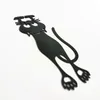 Bookmark 1pc carino kawaii kitten gomi di plastica black book forniture per studente regalo s h1x5