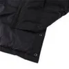 Jaquetas de inverno Down Jackets capuz real lobo lobo portador feminino zíper à prova de vento e à prova d'água casacos quentes femininos de parka esportores de parka esportores parkas parkas