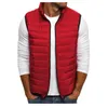 Gilets pour hommes mode hommes veste sans manches gilet printemps thermique doux manteaux décontractés coton hommes épaissir gilet 2022