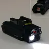 CQC taktik DBAL IR kırmızı lazer ışığı kapsam Combo Airsoft LED el feneri Paintball avcılık çekim tabanca tabanca ışıkları