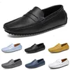 Sapatos casuais n￣o homens preto branco bege cinza marinho azul
