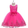 Enfants Élégant Soirée Robe De Soirée 3-12 Ans Fille Princesse Robe De Bal Robes Pour Adolescent Junior Enfants Costume De Mariage Vêtements Q0716