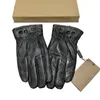 Gants de haute qualité pour hommes, couleur unie, gants de luxe, accessoires de mode, automne-hiver, cadeau d'anniversaire classique pour hommes