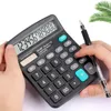 12 digit solar 837 calculators, dual power supply student calculator Office & School Supplies black 2021