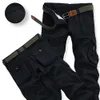 Стиль мужские зимние брюки густые теплые грузовые брюки повседневные флисовые карманы меховые брюки мода свободного мешковатого joger рабочий мужчина b0862 210518