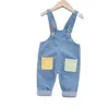 Jumpsuits Kids Baby Boys Girls Denim Long Jeans Patchwork Overalls Toddler Fashion Infant Boy Girl Playsuit Clothes Clothing Trousers