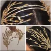 High-end Fairy Beauty Handmade Rhinestone Hair Band Headdress Bride Crystal Headband Style Dress Wedding Accessories Clips & Barrettes