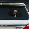 Kafatası Sticker Mutlu Cadılar Bayramı Duvar Zemin Kapı Dizüstü Pencere Kitap Çantası Ofis Korku Çıkartmalar Sessiz Araba Ev Dekorasyon Çıkartması Dekor Parti
