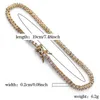 Lien chaîne 2mm mince Tennis Bracelets Hip Hop Bling glacé zircon cubique Bracelet femmes hommes 1 rangée CZ bijoux Fawn22