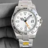 High quality Casual 40mm Ceramic ring mens Watch exp Dual time zone Automatic 316L Stainless Steel Watches fashion womens wristwatch box bag