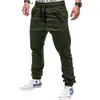 Automne Hommes Pantalons 2021 Multi-poches Harem Hip Pop Streetwear Casual Mode Cargo Jogger Vêtements Pantalon Slim Y0811