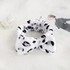 Клипы для волос Barrettes 2021 Леопардовый принцип плюшевой плюшевой волос Bowknot Printed