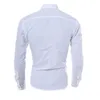 5XL Plus Size Brand-clothing Cotton Mens CIOTHING Solid Soft Men Shirt Long Sleeve Shirts Casual Slim Fit Sale 210626