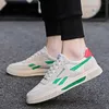 Dames sport nieuwste herenschoenen trainer running casual platte zool sneakers mannen s lopers canvas doek kruis grens zomer zwart rode witte code ummer ummer