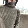 Осень 2021 водолазка Pullover Cashmere свитер Женщина женские пуловер розовая одежда зимний урожай с длинным рукавом моджер джемпер Y1110