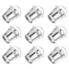 Baldes 10pcs Mini lanches Bucket Party Candy Storage Biscuit Packing Silver
