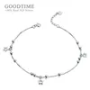 Fashion Women 100% 925 Sterling Silver Star Bead Anklet To Lady Jewelry Foot Accessories For Bride Wedding Party