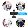 Zoom numérique ordinateur AutoFocus 2K ordinateur portable 5MP Webcam 1080 PC de chat avec couvercle de microphone pour le streaming en ligne WebCamera 8MP