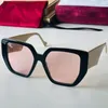 Zonnebrillen mannen en vrouwen mode luxe klassiek vierkante big frame dikke plaat zwart roze bril 0956S feestclub reisvakantie occhiali da sole firmati uv400