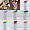 304 Stainless Steel Tumblers sublimation Blanks MDF Christmas Gift Children Straw Cup 350ml Mugs Water Bottles XD24812