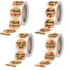 Подарочная упаковка 25 см 500pcs Shankyou Kraf Paper Sticker за конверт Seal Label