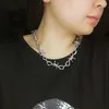 Link, łańcuch ciernie bransoletki ze stali nierdzewnej dla kobiet Mężczyźni Punk Biżuteria Hip Hop Naszyjnik Oświadczenie Bransoletka Spodnie Party