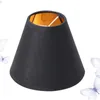 Lâmpada Coberturas de Pano Bolha Tipo Shade Simples Lampshade Capa de Teto Acessório para Casa (Preto)