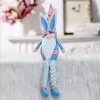 Feestartikelen Pasen Bunny Oren Spring Gnomes Xmas Zweedse Tomte Handgemaakte Pluche Faceless Long Benen Pop Vakantie Woondecoratie CCE11139