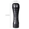 Hot Male Masturbator Vibration Pocket Pussy Real Vagina/ Oral Masturbation Cup Flashlight Shape Man Adult Vagina Sex Toy for Men X0320