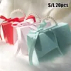 Cadeau cadeau 20pcs portable faveur fête de mariage boîtes de bonbons boîtes de douche de bébé boîte sac d'anniversaire décoration