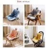 Semi-Enclosed One Seat Cushion For Office Chair Pain Relief Cushion Thicken Cotton Warm Comfortable Leg Lumbar Support Back Pad 210716