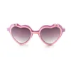 Kids Size Lovely Heart Shape Double Frame Sunglasses Cute Girls Eyewear With UV400 Protection Lens Wholesale