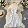 Bohemian Holiday Dress Women's Summer Fashion Sexy Backless Slim A-line Solid Color Clothes Vestidos De Mujer S336 210527