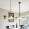 Plafondverlichting Vintage Hanger Industriële Wind Retro Landelijke Kroonluchter Lamp Creatieve Single Black Bar Lampshade Loft Decoratie