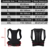 Justerbar BACK POSTURE CORRECTOR SUPPORT Axel LBBAR BRACE Stödjer Corset Backs Belt för män Kvinnor Trainer Unisex Slouching och Hunching