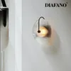 Wandleuchte Nordic Modern Creative Disc Glas Nachttisch Wohnzimmer Schlafzimmer Gang Hintergrund LED Wandleuchte Beleuchtung