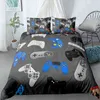 14 Size Gamer Bedding Set Printed 2/3 Pcs Duvet Cover & Pillowcase Closure Single Double Full Queen King 210615