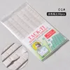 Clay nail piece mud green pink plasticine practice fixed glue white clay tool
