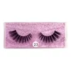 3D Falso pelashet Handmade Natural Olhando Messy Cross Wispy Longo Espesso Lashes Falsos 1 Par / Set