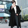 Winter Haining Fur Coat Medium Long Fur Coat Women's Wool Coat 211207