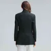 Eleganckie Casual Vintage Blazer Dla Kobiet Notched Z Długim Rękawem Sashes Plus Size Blazers Samica Moda Odzież 210524