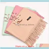 Okłady kapelusze, szaliki Rękawiczki AessoriesScarves Prezent do Mama Plum Blossom Double Haftowane Szalik Wina Kobiety Cashmere Lady Tassel Fashion Net