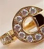 Luxus Designer Ring Mode Herz Ringe Für Frauen Original Designer Mode Ring Marke Klassischen Stil Gold Designer Jewerly339Y