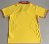 Camisas de futebol retrô da Romênia 1994 6 CHIRICHES 10 MAXIM Home Red Road Away Yellow jersey 94 Football Shirt Uniformes