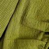 Solid Långa Långärmad Kvinnor Blus Fahsion Casual Folds Sexig Lady Shirt Vintage Chic Streetwear Kvinna Toppar 210430