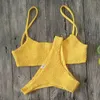 Bikinis mujer kvinnor baddräkt push-up vadderad bh bandage bikini set sexig baddräkt e badande 210712