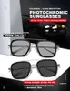 Top Quality Tony Stark Square sunglass Pochrome Polarized men Glass Steampunk glass Driving glass8606837