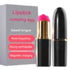 NXY Eggs Women Adult Product Discreet Lipstick Vibrator Electric Vibrating Jump Egg Waterproof Bullet Massage Sex Toy for women new 1203